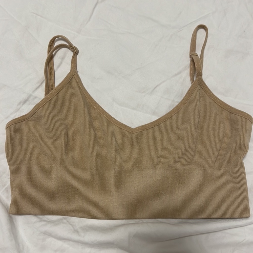TALULA Seamless Bra Top - Small - Sand Buff - Picture 4 of 7
